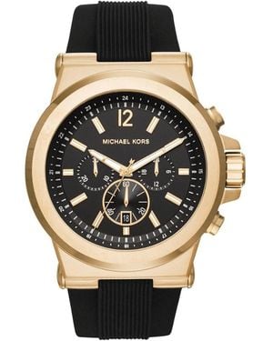 Michael Kors Mk8445 Dylan 48 Mm Chronograph Watch - Metallic