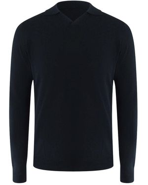 Aquascutum Active Derby Polo Shirt Cotton - Blue