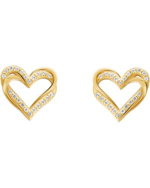 Orphelia 'Cecilia' 925 Sterling Stud Earrings - Metallic