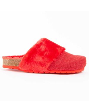 Montevita Clog Willz Felt - Red