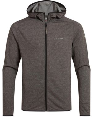 Craghoppers Deft Nosilife Full Zip Hoodie Pepper Marl) - Grey