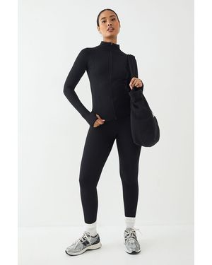 DSGN Studio Sculpt High Waist Deep Waistband Legging - Blue