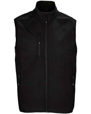 Sol's Falcon Softshell Recycled Body Warmer - Black