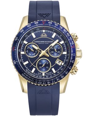 Christophe Duchamp Navitimer Chronograph Velocite V2 Watch 44Mm - Blue