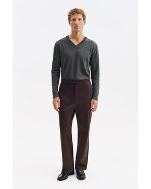 Giesto Cotton-Lycra Suit Trousers - Black