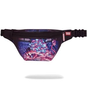 Sprayground Panther Diamond Heist Savvy Crossbody - Purple