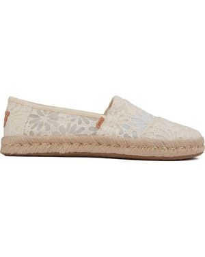 TOMS Floral Lace Schoenen - Wit
