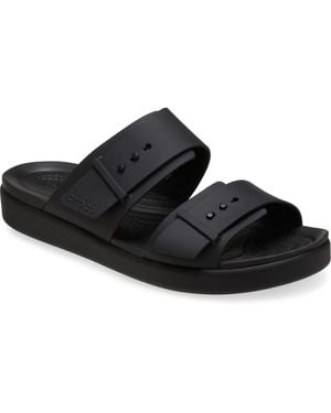 Crocs™ Brooklyn Buckle Sandals - Black