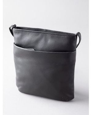 Lakeland Leather Lowther Cross Body Bag - Grey