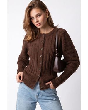MixRay Cardigan - Brown