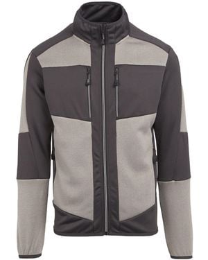 Regatta Adult E-Volve Knitted Stretch Midlayer (Mineral/Ash) - Grey