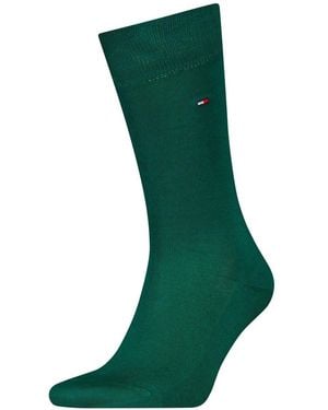 Tommy Hilfiger 3 Pack Long Crew Socks - Green