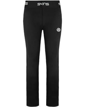 Skins Series-1 Stretch Waist 7/8 Long Tights Leggings So40101199001 - Black