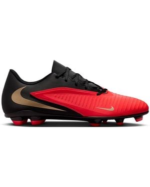 Nike Phantom 6 Low Voetbalschoenen Voor Voor Harde Ondergrond Zwart) - Rood