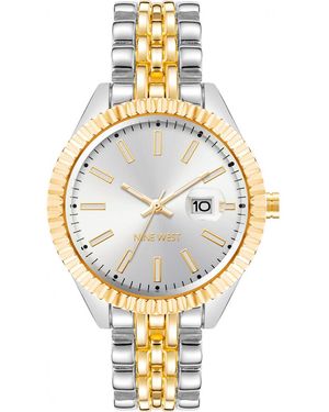 Nine West Nw-2661Svtt Ladies Watch - Metallic