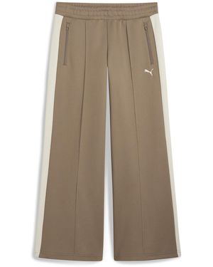 PUMA T7 Low Rise Track Trousers - Brown