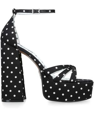 Steve Madden Retro Polka Dot Sandals - Black
