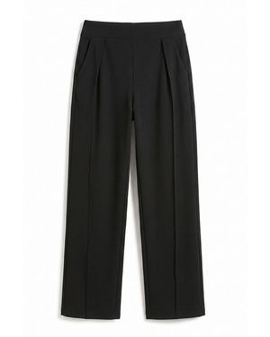 Hiccup Elegant High-Waisted Trousers - Black