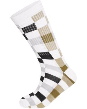 Dare 2b Adult Henry Holland Checkerboard Socks (Pack Of 2) - White