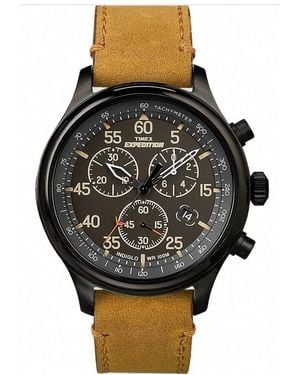 Timex Expedition Field Watch Tw4B12300 Leather - Black