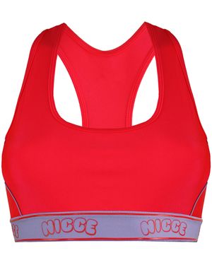 Nicce London Mouwloze Koolstof Racerback Sportbeha 203 2 15 04 0307 - Rood