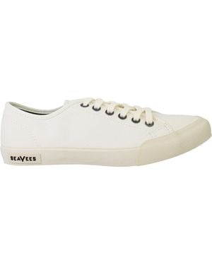 Seavees Monterey Standard Plimsolls Canvas - White