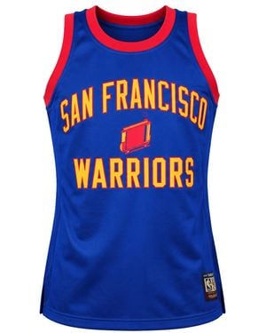 Mitchell & Ness Nba Golden State Warriors Heritage Vest - Blue