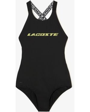 Lacoste One Piece Swimsuit - Black