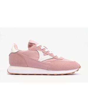 Victoria Astro Monochrome Nylon Trainers Rosa - Pink