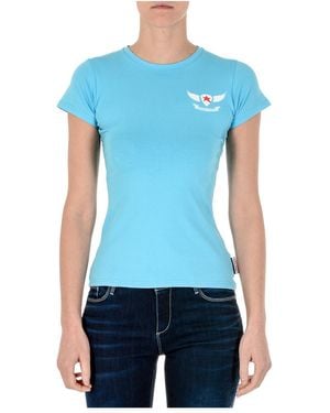 Andrew Charles by Andy Hilfiger T-Shirt Short Sleeves Round Neck Light Tarana - Blue