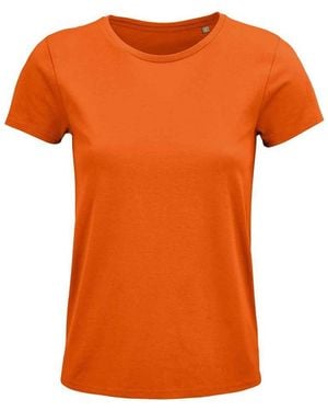 Sol's Ladies Crusader Organic T-Shirt - Orange
