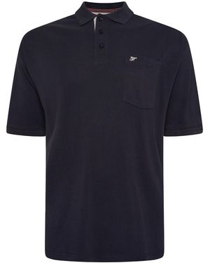 Forge Plus Size Polo Shirt - Blue