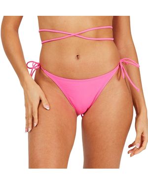 Brave Soul Zijwaartse Bikinibroekjes (Neonroze)