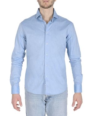 Versace 19.69 Abbigliamento Sportivo 19V69 Shirt Filafil Light - Blue