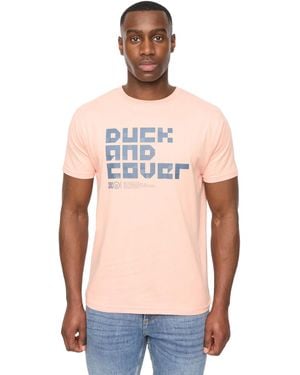 Duck and Cover Bloxx T-Shirt - Pink