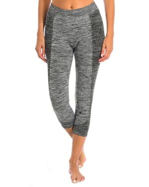 Intimidea Damen-Sportleggings Aus 3/4-elastischem Stoff 610254 - Grijs