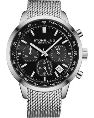 Stuhrling Chronoport 4082 44Mm - Metallic