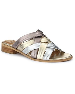 Jones Bootmaker Imalda Smart Leather Mules - Metallic