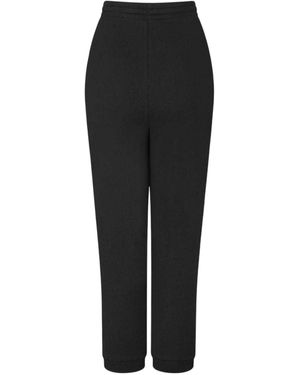 Slazenger 1881 Ladies Interlock Logo Jogging Bottoms - Black