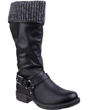 Divaz Monroe Tall Boot - Blue