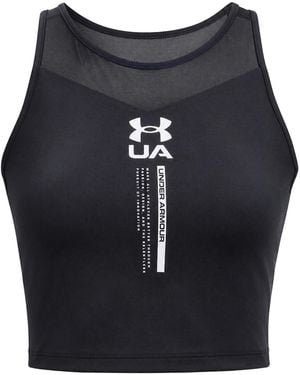 Under Armour Iso-Chill Crop Top - Blue