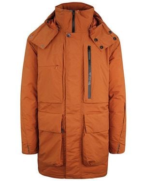 Jack Wolfskin Tech Lab Field Parka Coat - Orange