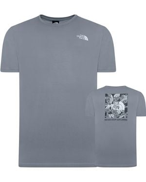 The North Face Box Exploration T-Shirt Tradewinds Cotton - Grey