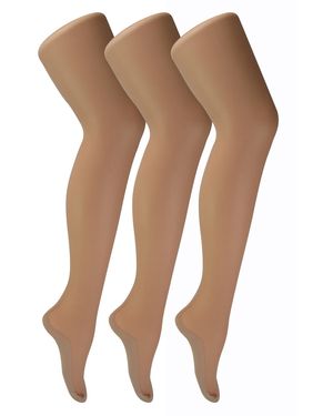 Sock Snob Vintage Seamed Tights - Natural