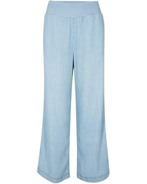 Bella Dahl Smock Waist Trousers - Blue