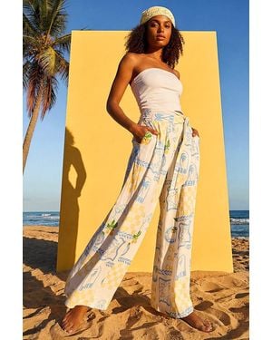 D.u.s.k Citrus Wide Leg Trouser - Blue