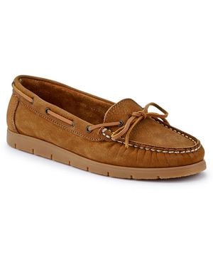 Jones Bootmaker Penella Hand-Stitched Leather Moccasins - Brown