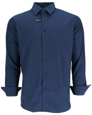 Scotch & Soda And Oxford Long Sleeve Shirt Collar - Blue