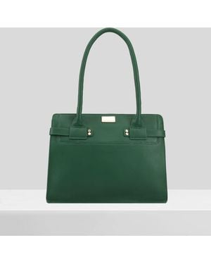 Paul Costelloe Tirso Leather Shoulder Bag - Green