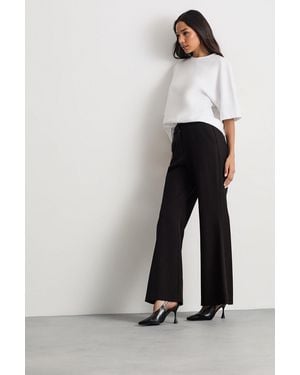 Warehouse Premium Skinny Kick Flare Tailored Trouser - Grey